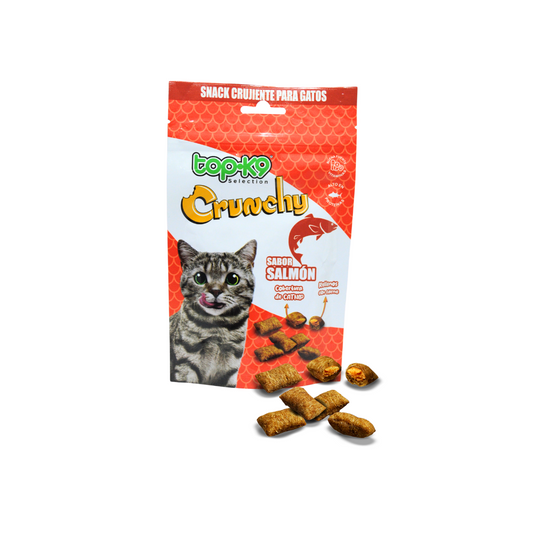 Snack Crunchy Catnip/Salmon 50g TopK9
