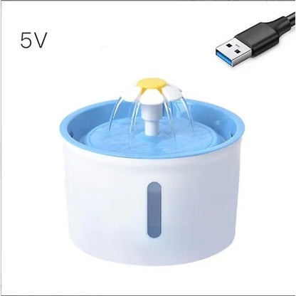 Fuente de Agua 2L USB 18x18x16cm