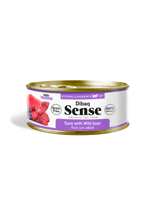 Alimento Húmedo Gato Atún & Jabalí LATA 70g - Dibaq Sense