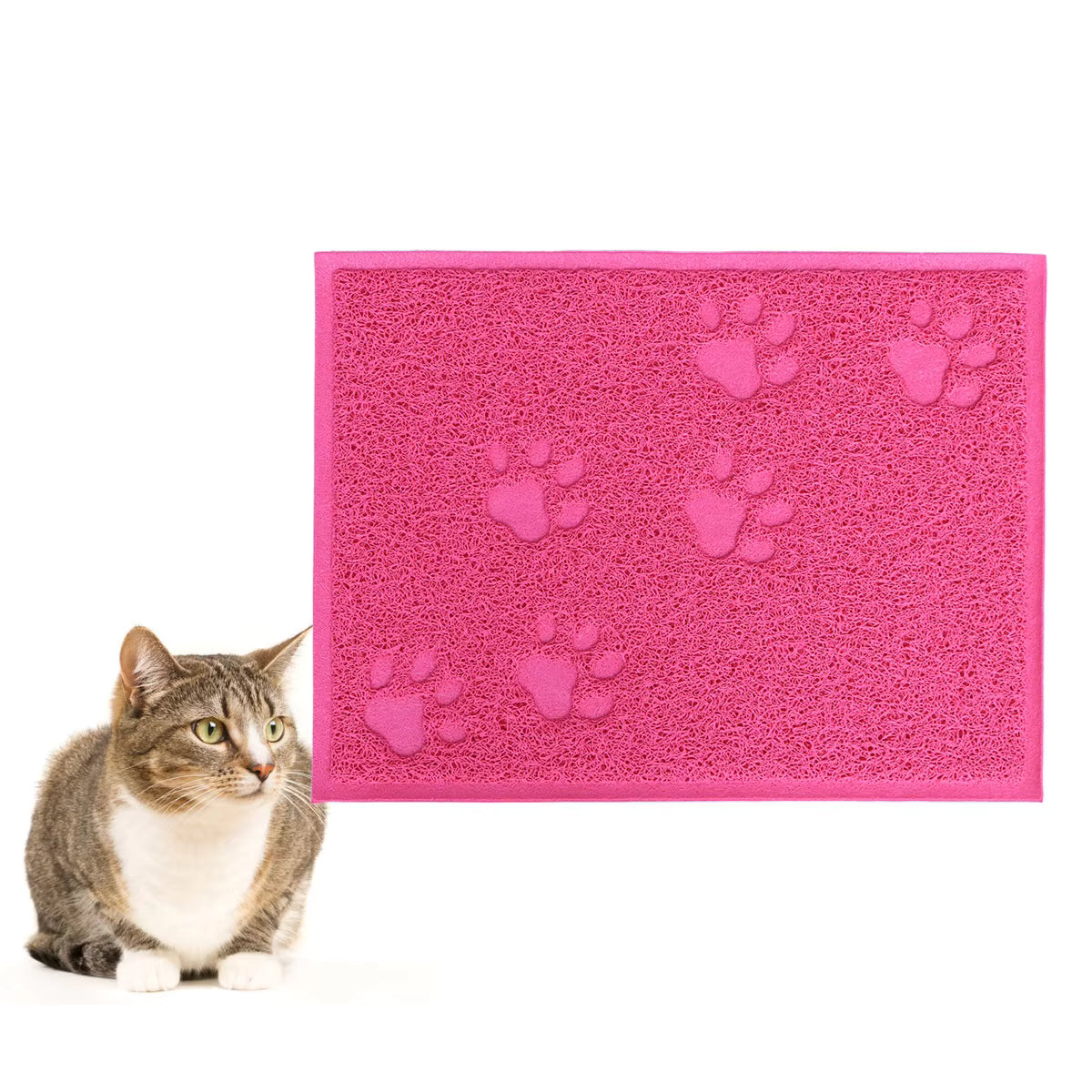 Alfombrilla Rectangular Para Sanitarios De Gato 30x40cm