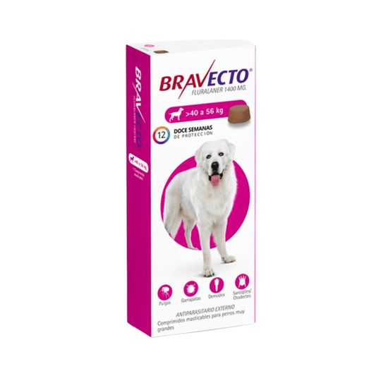 Bravecto Perros 1400mg 40-56kg