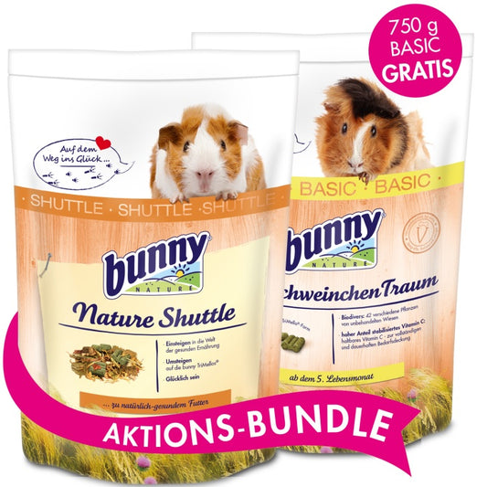 Nature Shuttle for Guinea Pig 600gr + Guinea Pig Dream Basic 750g