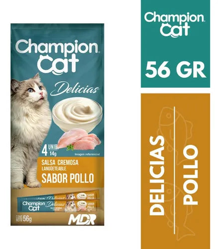 Champion Cat Snack Delicias Pollo 56g