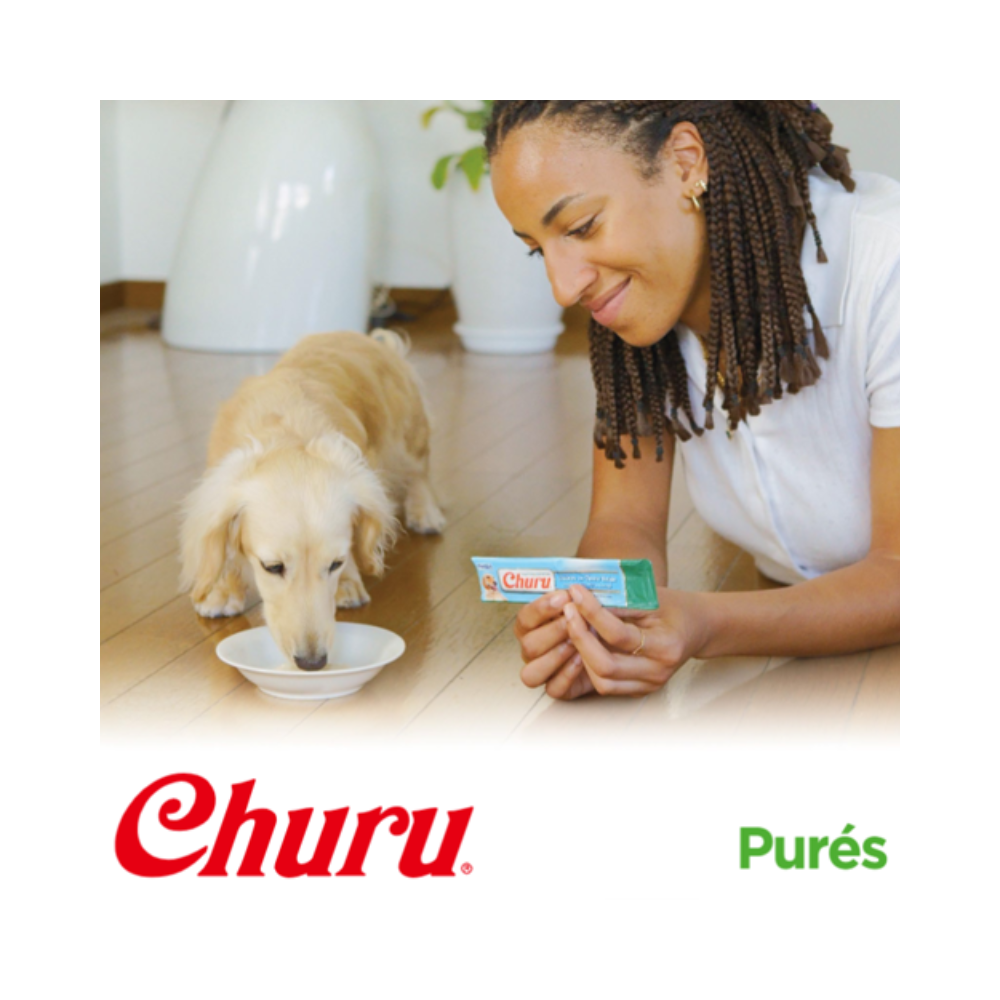 Dog Churu de pollo con atún 56g/14g x4 Tubos