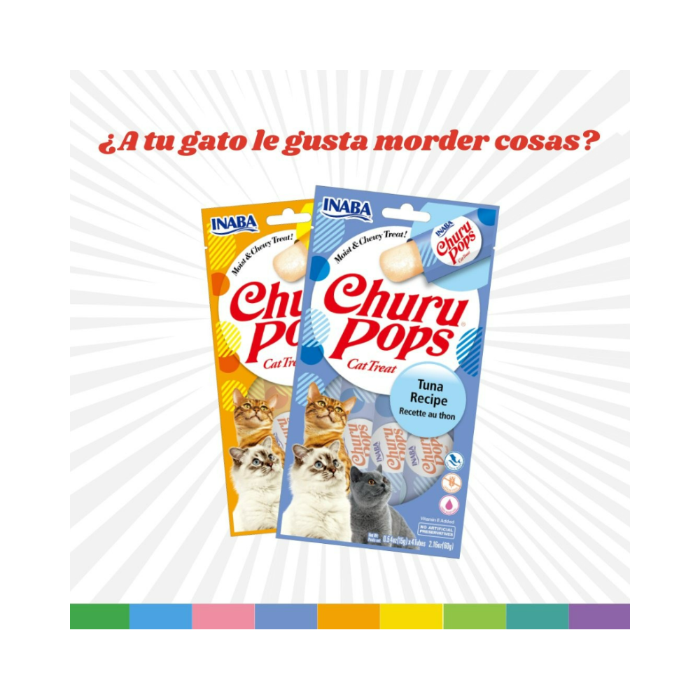 Churu Pops de atún 60g/15g x4 Tubos