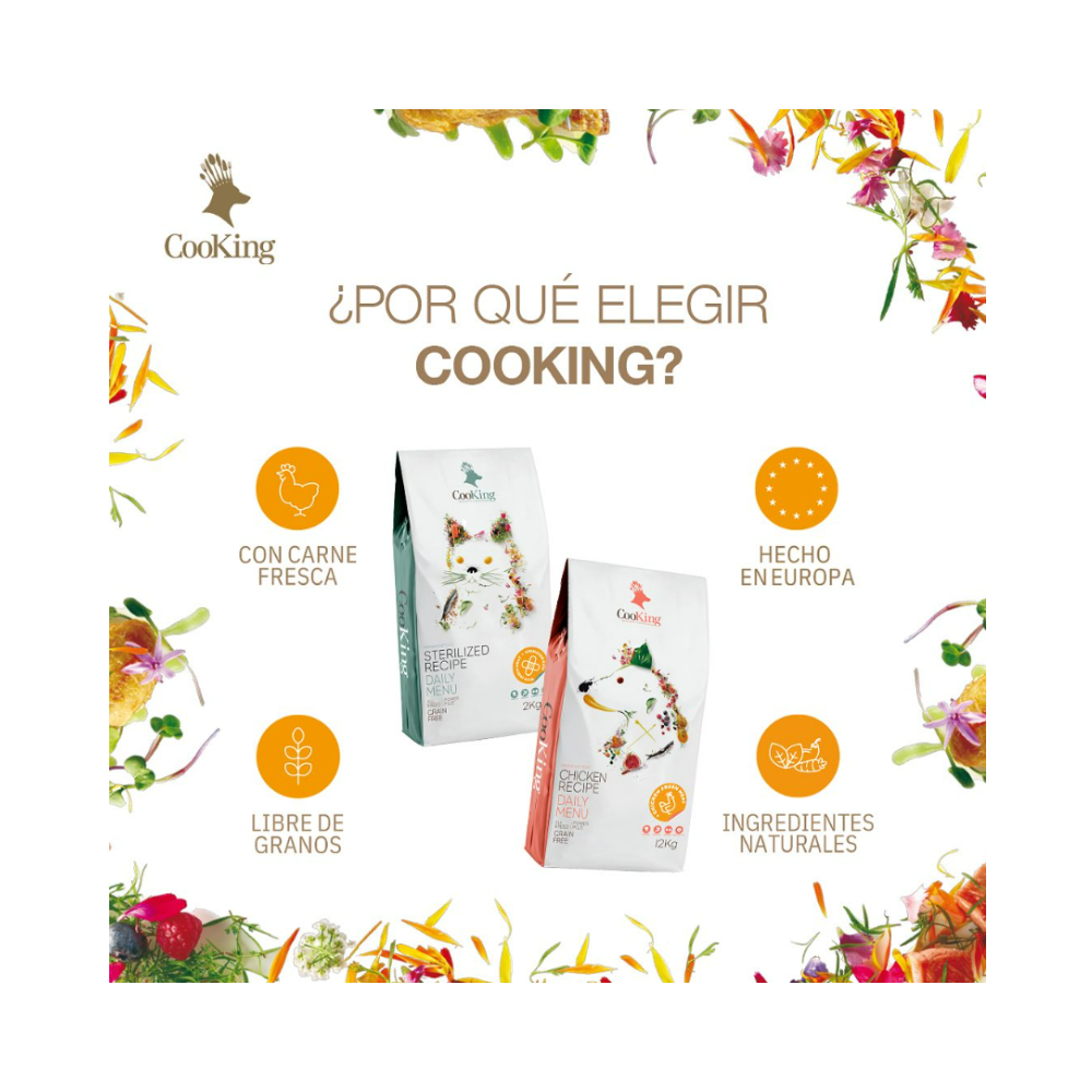 Alimento Para Perros CooKing Cachorro 2kg