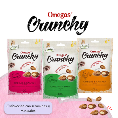 Cats Treat Galleta Rellena Omegas y Atun Crunchy 60g