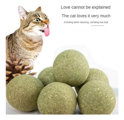 Juguete Para Gatos Set De 5 Pelotas de Catnip 3cm