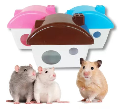 Casa Simple Para Hamster o Ratones