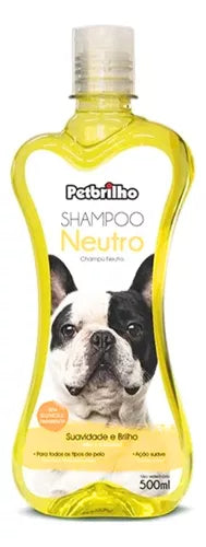 Shampoo PetBrilho Neutro Para Perros Y Gatos 500ml