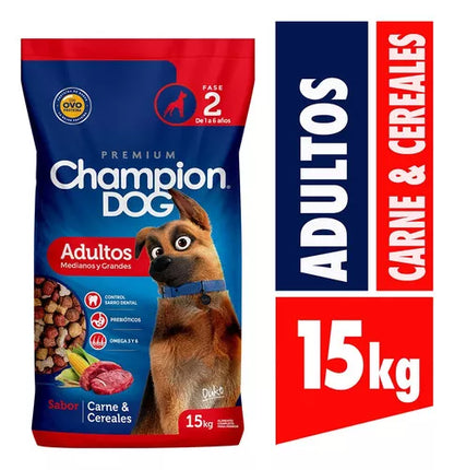 Champion Dog Adulto Carne y Pollo 15kg