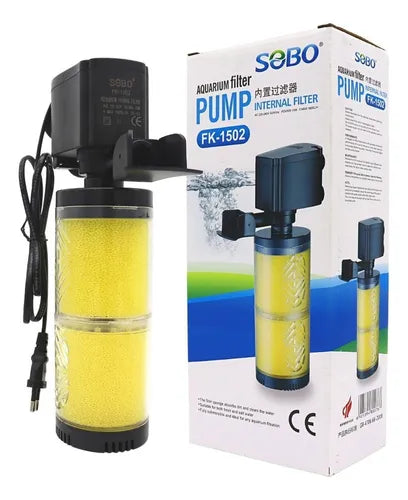 Filtro interno 1200L/H con doble cartucho(esponja)