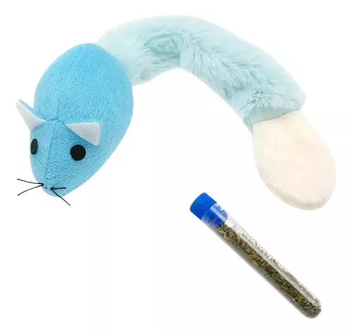 Juguete Raton Con Cola y Catnip 27cm