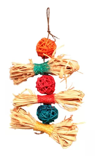 Juguete Colgante Loofah Con Esferas