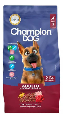 Champion Dog Adulto Carne y Pollo 15kg