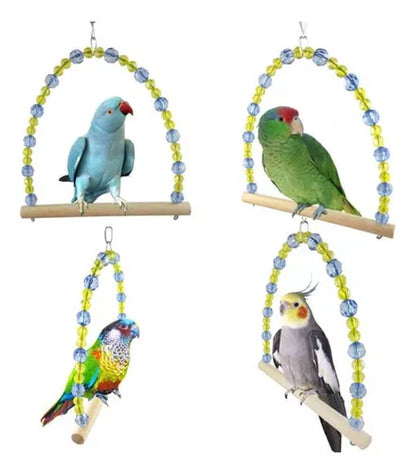 Columpio Para Aves con Perlas M 17x18cm