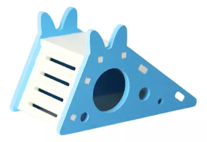 Casa Para Hamster Con Tobogán 14x7x8cm