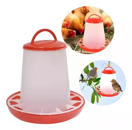 Comedero Para Gallinas o Aves de Granja o Pajareras 3kg