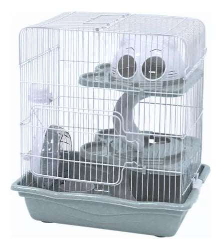 Jaula Hamster 3 Pisos (35.5x27x40cm)