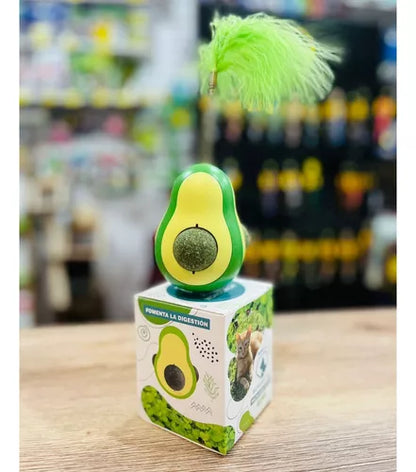 Juguete para Gatos Palta Con Plumas y 3 Bolas de Catnip