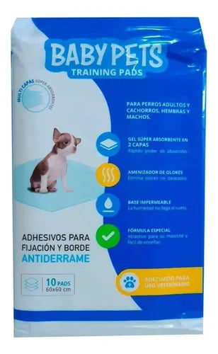 Training Pads 10 Sabanillas (60x60cm)