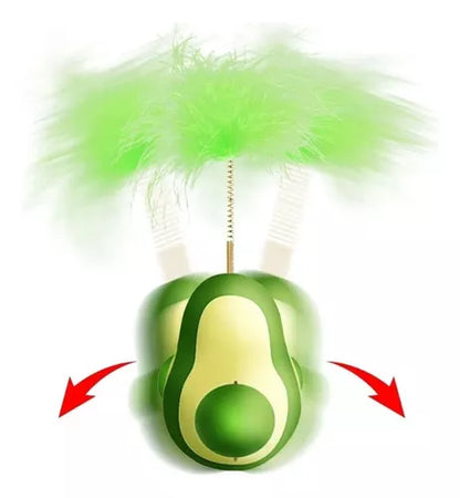 Juguete para Gatos Palta Con Plumas y 3 Bolas de Catnip