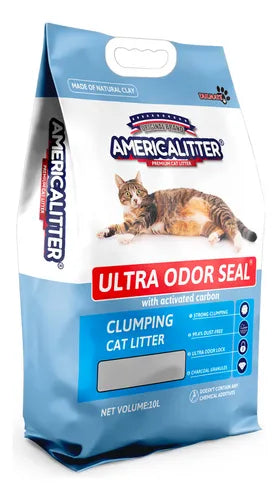 Arena Sanitaria Americalitter Odor Seal Carbon Activo 15kg
