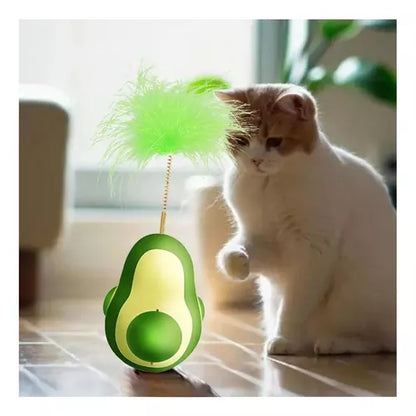 Juguete para Gatos Palta Con Plumas y 3 Bolas de Catnip