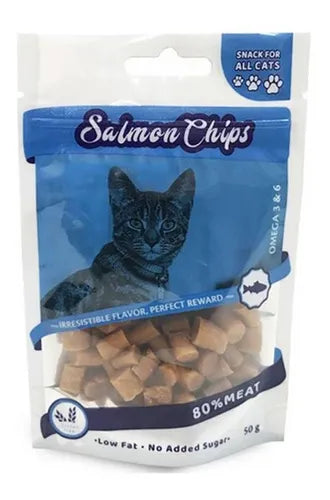 Naturalistic Salmon Chips For Cats 50g