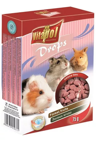 Vitapol Drops Forest Fruits Rodents & Rabbit 75g