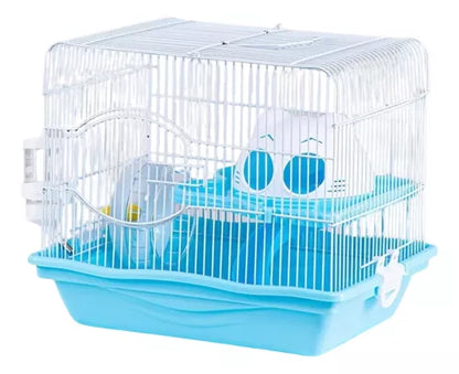 Jaula Hamster 2 Pisos (30.5x26.5x28cm)