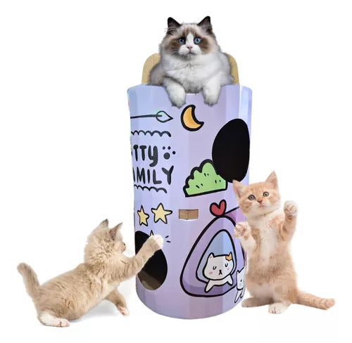 Rascador Torre De Gatos 3 Pisos