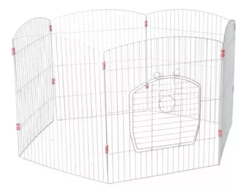 Corral para hurones y otras mascotas (55x55x63,5cm) (6 paneles)