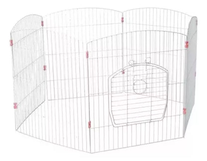 Corral para hurones y otras mascotas (55x55x63,5cm) (6 paneles)