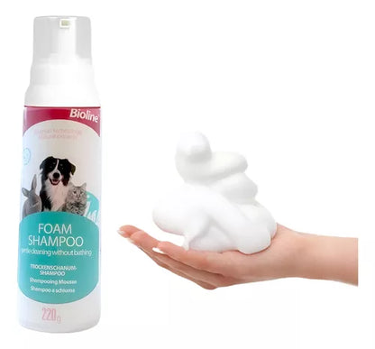Bioline Shampoo Dry Foam (Espuma seca) 220gr