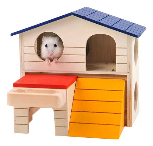 Casa para Hamster 2 Pisos