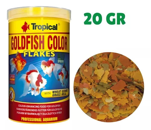Tropical Goldfish Color Flakes 20g/100ml