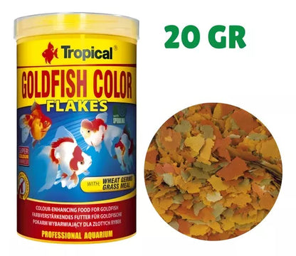 Tropical Goldfish Color Flakes 20g/100ml