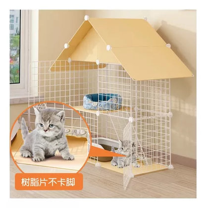 Jaula Armable CyC Para Gatos Con Accesorios