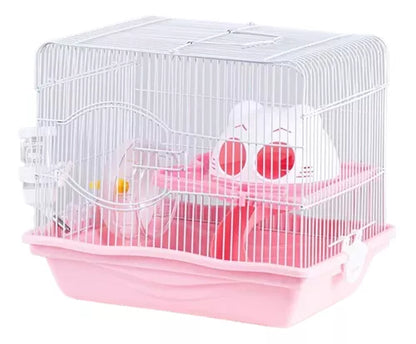 Jaula Hamster 2 Pisos (30.5x26.5x28cm)