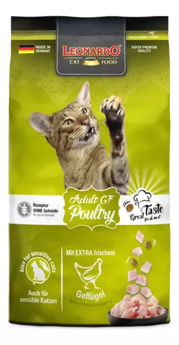 Alimento Para Gatos Leonardo Adulto Grain Free Poultry 1,8kg