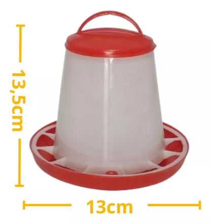 Comedero Para Gallinas o Aves de Granja o Pajareras 1,5kg