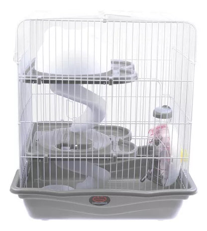 Jaula Hamster 3 Pisos (35.5x27x40cm)