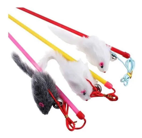 Varilla Ratón con Cascabel 10x4x49cm