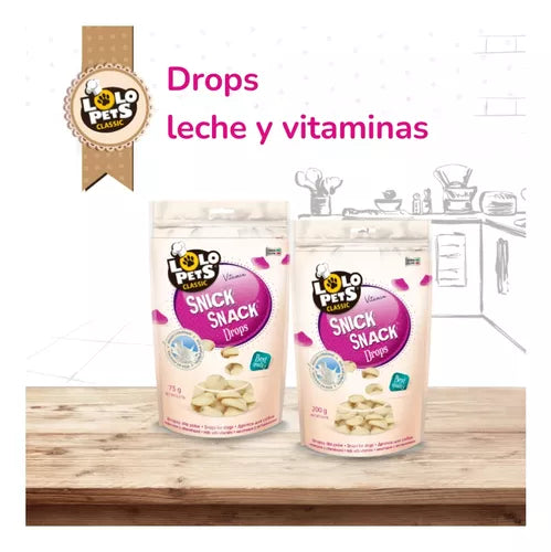 Lolopets Drops Leche Y Vitaminas 75 Gr