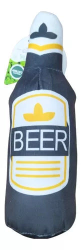 Juguete Para Gatos Botella Beer Rellena Con Catnip