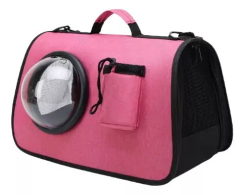 Bolso Para Gatos Con Cupula 44x27x24cm