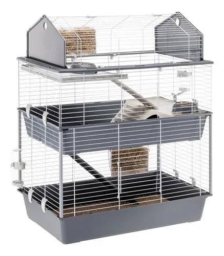Jaula Ferplast De 3 pisos Para Conejos Barn 100 Double