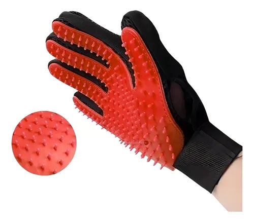 Guante True Touch Mascotas Sacapelos Y Masajeador