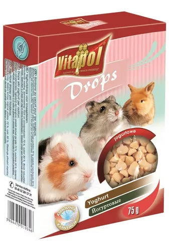 Vitapol Drops Yogurt For Rodents & Rabbit 75g